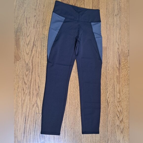 Zuda 7/8 Length Athletic Regular Z-Stretch Colorblocked Leggings Size S NWT - Picture 4 of 10